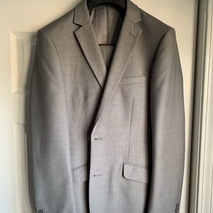 Grey suit, slim cut
